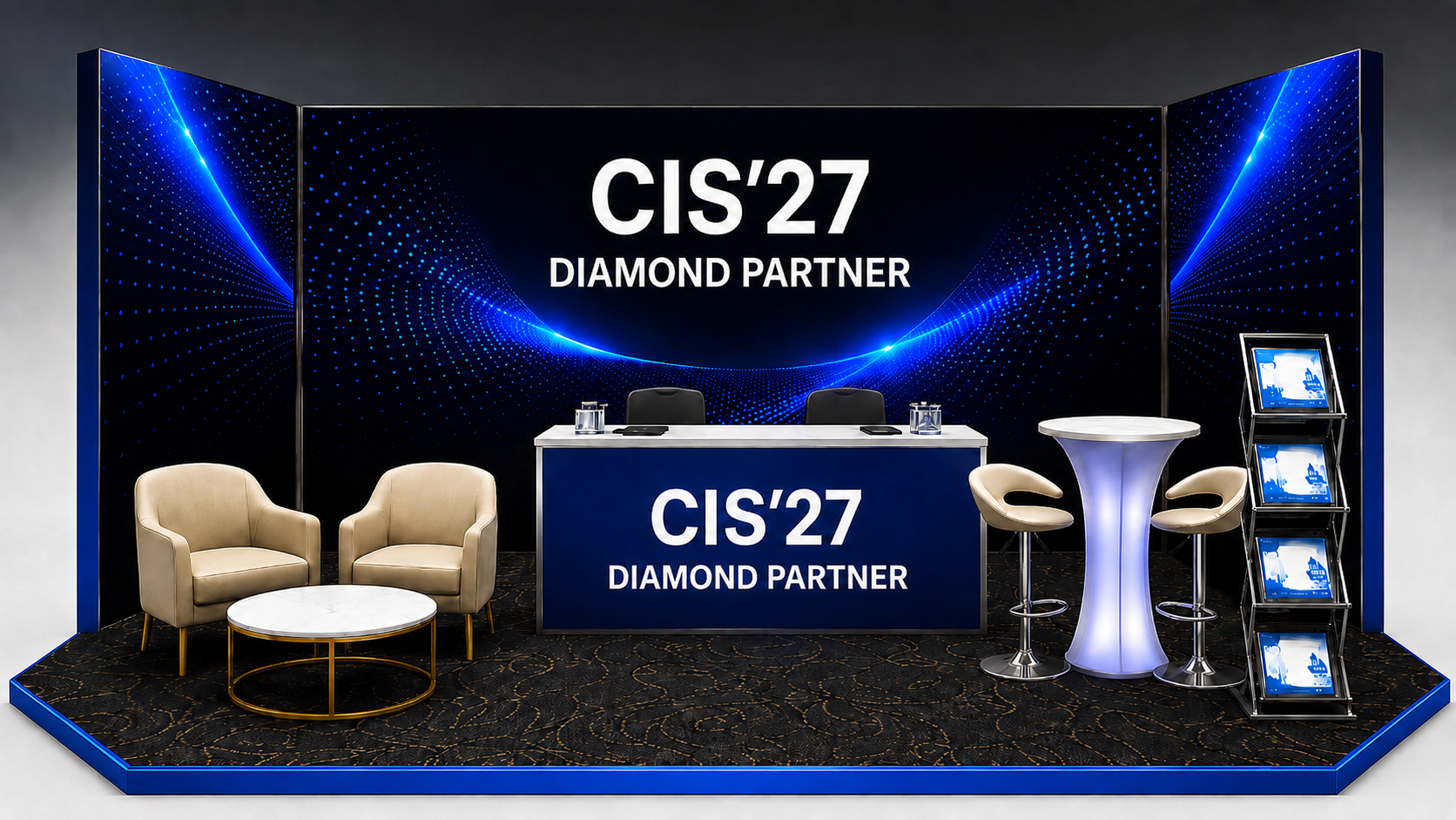CIS'27 Diamond Partner exhibition booth
